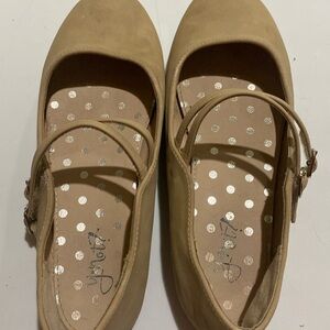 Y Not Girls Tan Flats